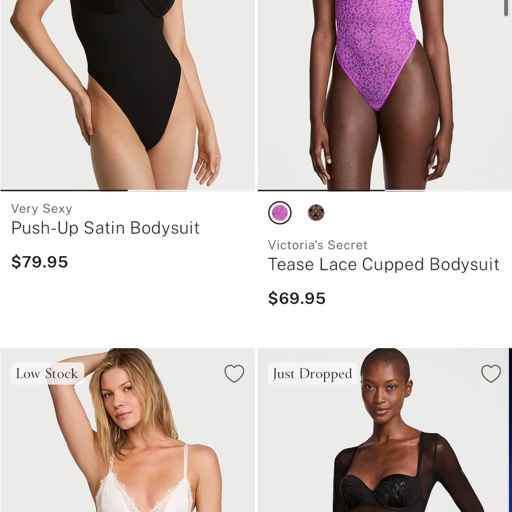 Victoria's Secret Black Lace Bodysuit Chemise - Picture 6 of 6